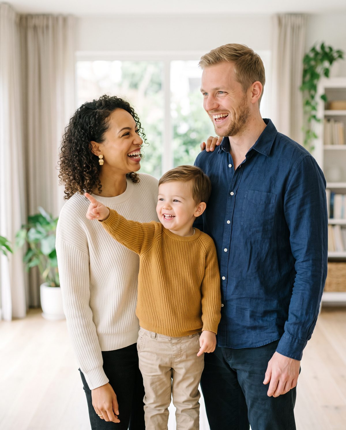 Une famille sereine, conseillée par iAssurIA